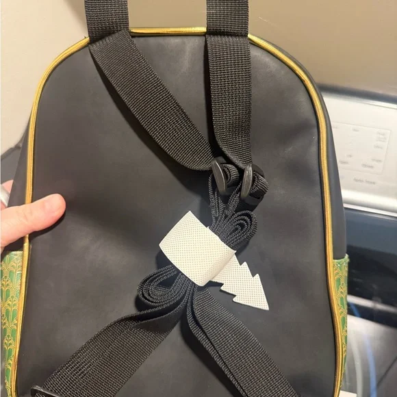 Green Glitter Castle Kids Backpack - Unbranded - Picture 2 of 4